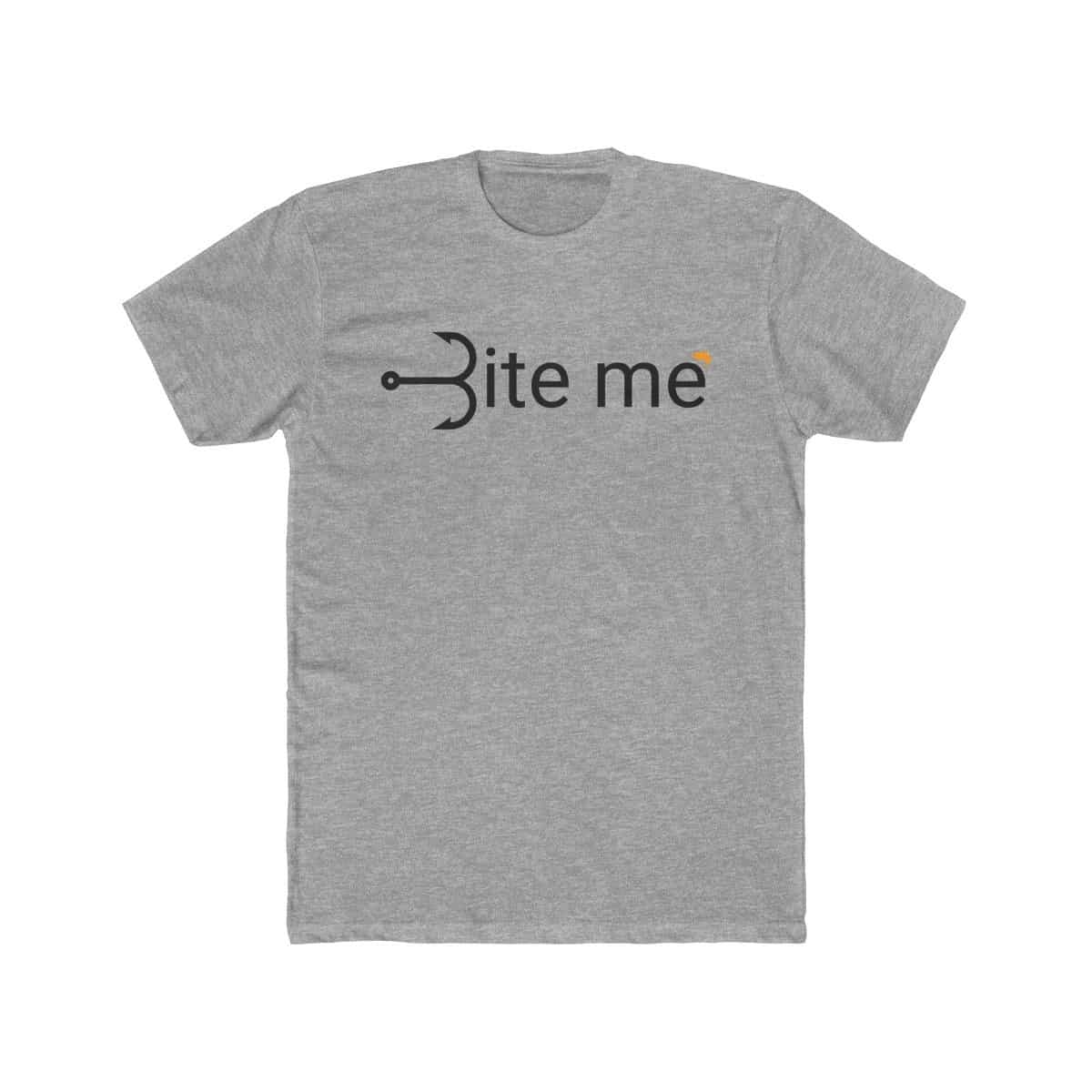 Men's Bite Me Fish Cotton Crew Tee - Image 3