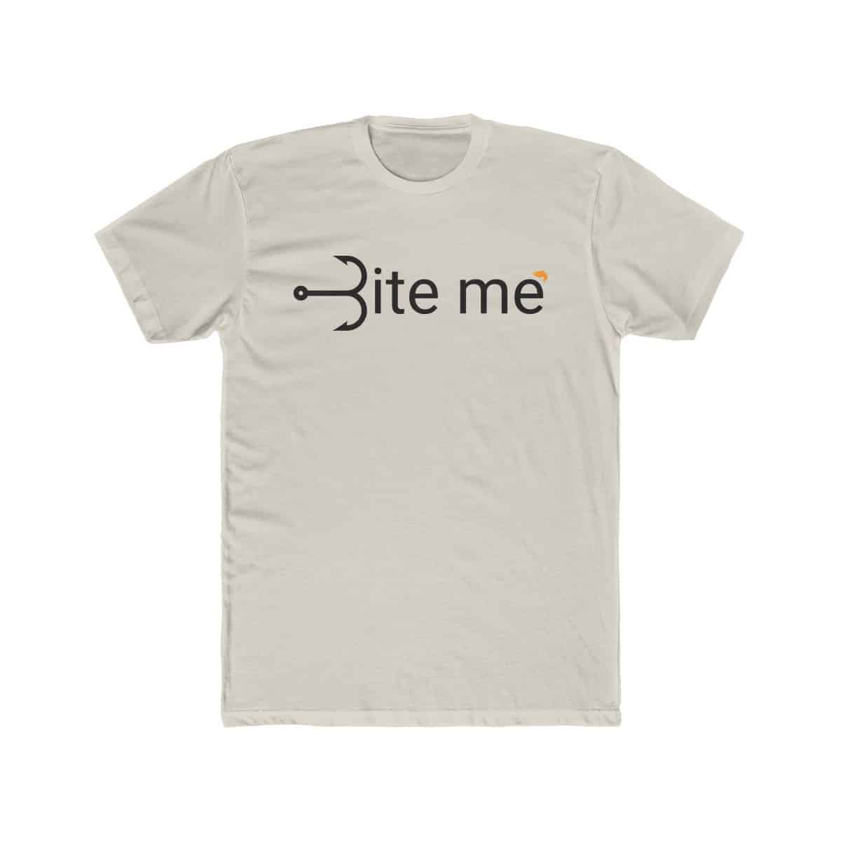 Men's Bite Me Fish Cotton Crew Tee - Image 11