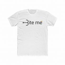 Men's Bite Me Fish Cotton Crew Tee