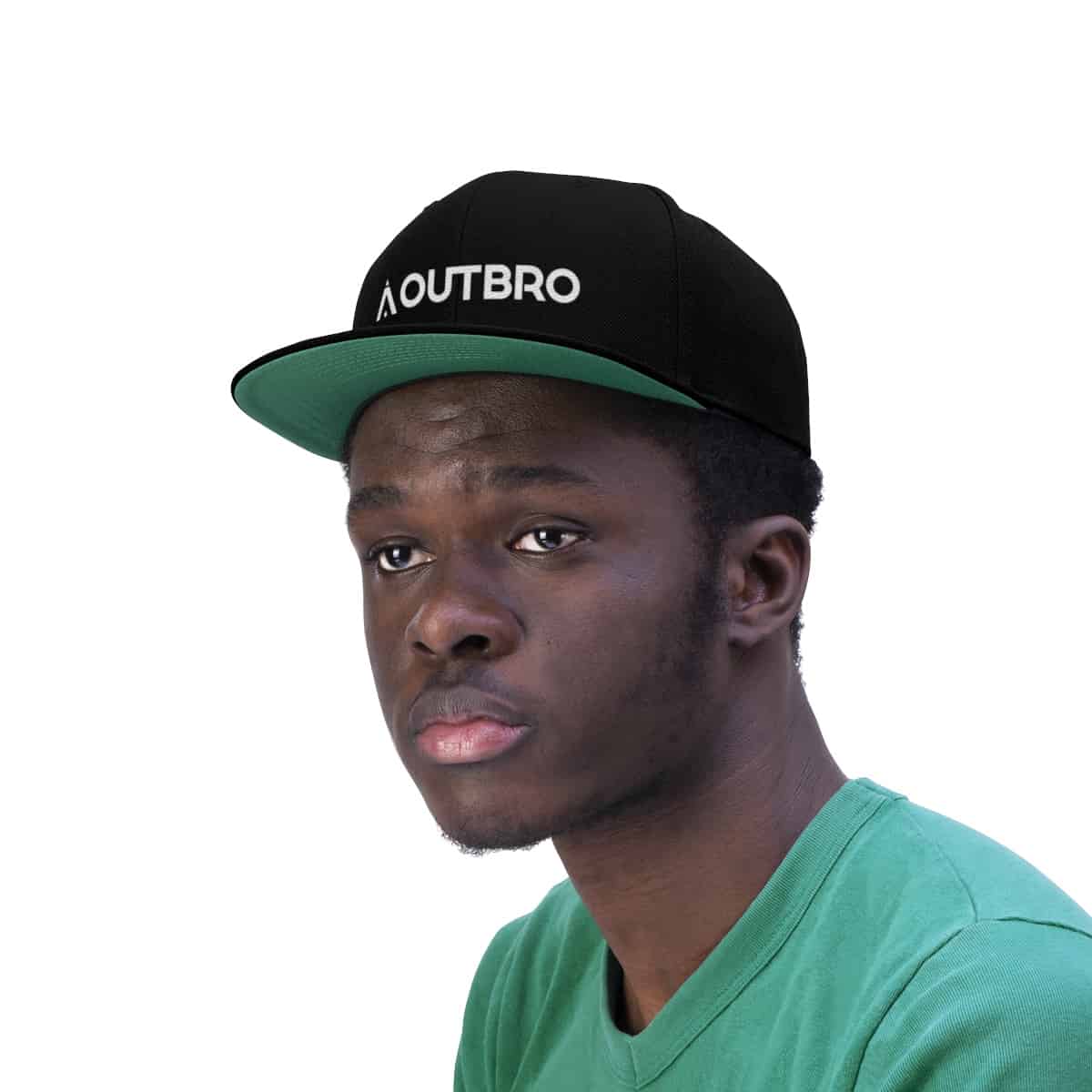 OUTBRO Unisex Flat Bill Hat - Image 2