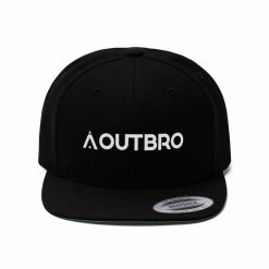 OUTBRO Unisex Flat Bill Hat