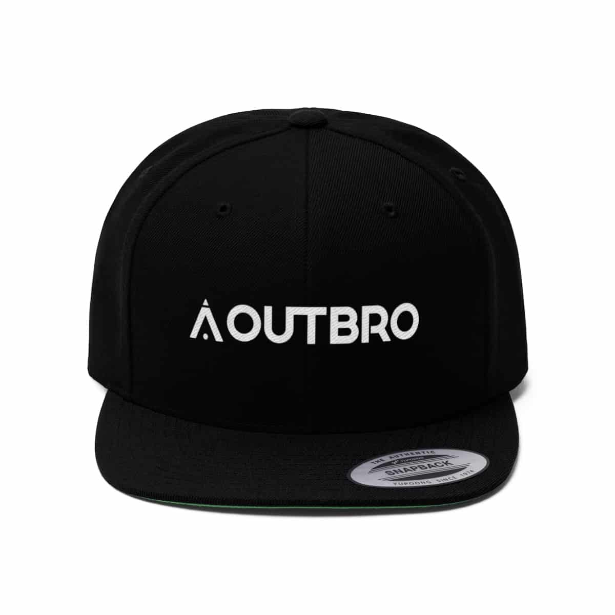 OUTBRO Unisex Flat Bill Hat