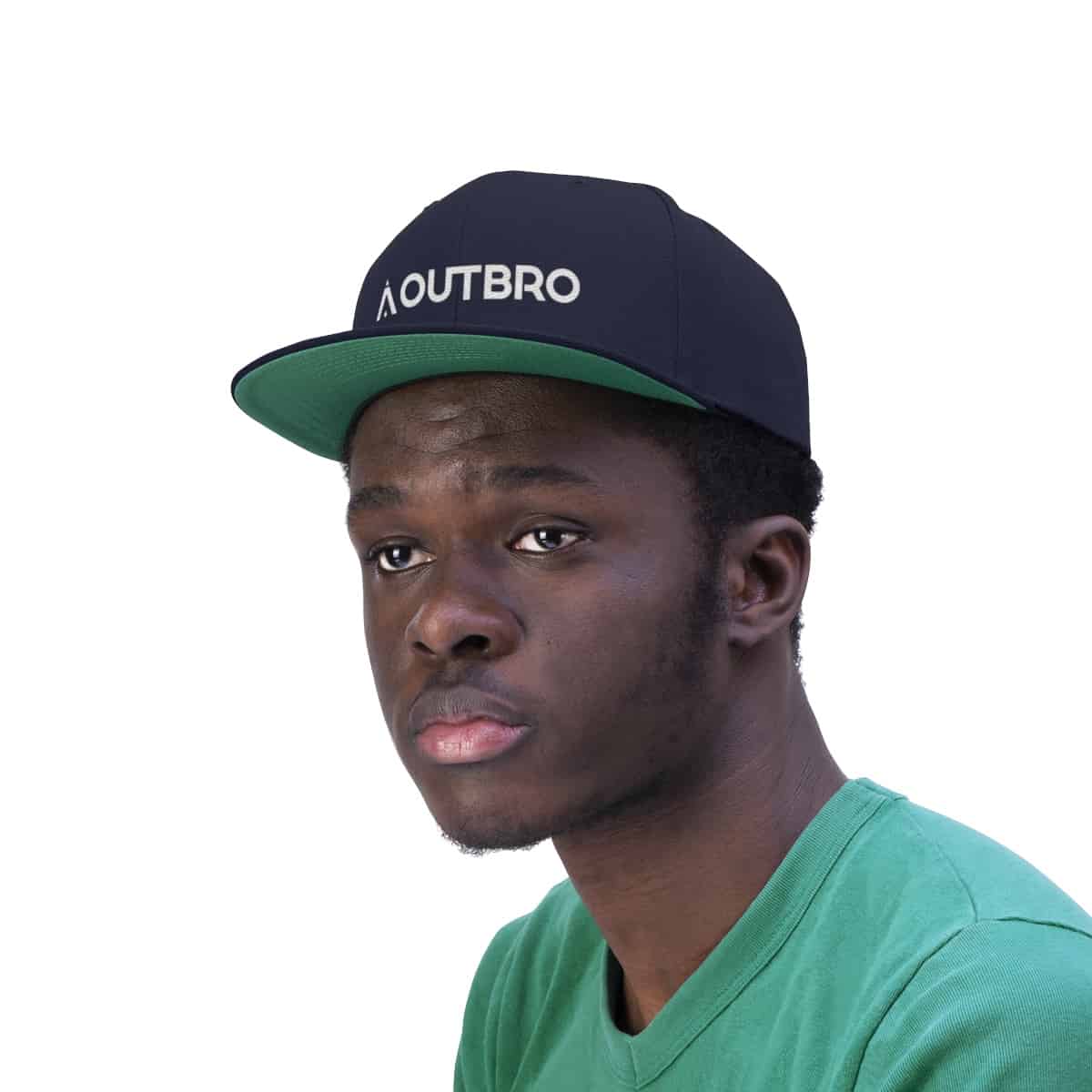 OUTBRO Unisex Flat Bill Hat - Image 6