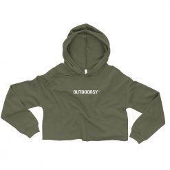 Women’s Outdoorsy (AF) Crop Hoodie