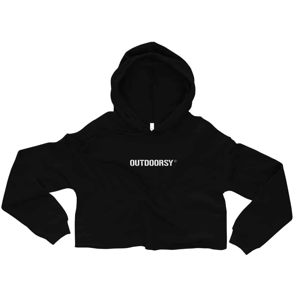 Women’s Outdoorsy (AF) Crop Hoodie - Image 2