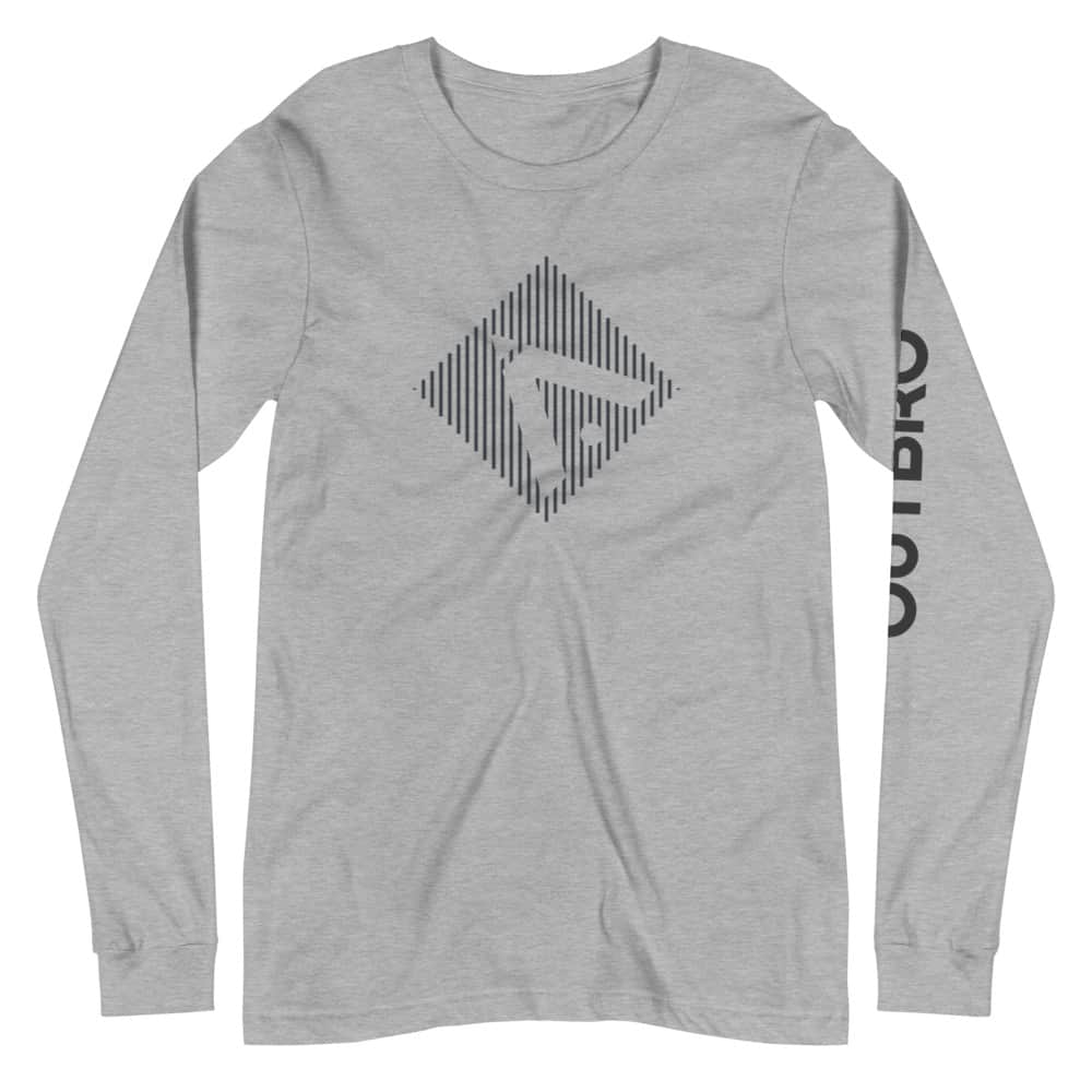 Men’s V-Stripe Box Icon Long Sleeve Tee - Image 3